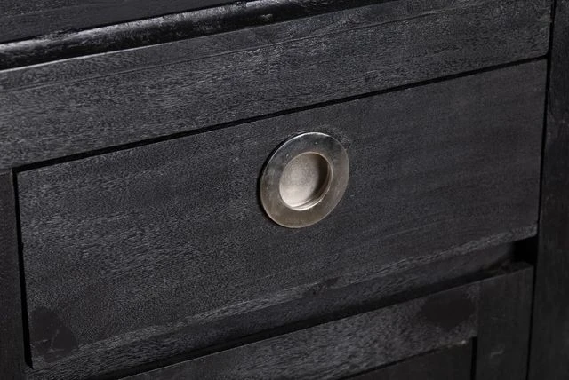 Crestview Collection Sebastian Black Sideboard 6 Crestview Collection Sebastian Black Sideboard - Image 4