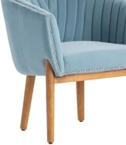 Crestview Collection Fairview Brown/Light Blue Accent Chair -Crestview Shop 02f3044a 82be 43ac 873a 6b23f4442140