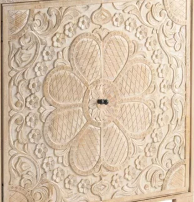 Crestview Collection Meadow Beige Cabinet 4 Crestview Collection Meadow Beige Cabinet - Image 2