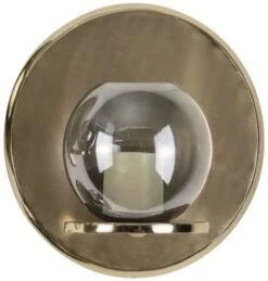 Crestview Collection Blaire Brass Medium Candleholder