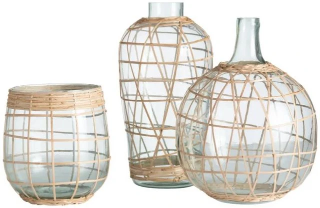 Crestview Collection Biscayne 3-Piece Natural Containers Set 3 Crestview Collection Biscayne 3-Piece Natural Containers Set