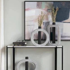 Crestview Collection Crosby Gray Oval Vase -Crestview Shop 0a607198 c7f2 48bd 9cb0 825b85f105cd 1