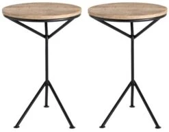 Crestview Collection Hartford 2-Piece Brown Accent End Table Set -Crestview Shop 0c75187a af60 48de 84e9 4044b4d8125d