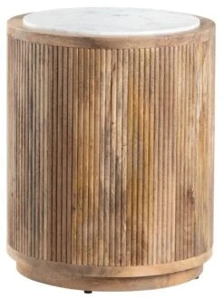 Crestview Collection Santorini Brown End Table