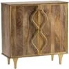 Crestview Collection Wentworth Brown/Gold Cabinet -Crestview Shop 0fd8f8f3 c049 4629 aab5 a7914db0df01