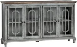 Crestview Collection Bernwell Gray Sideboard