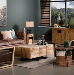 Crestview Collection Brennon Brown Cocktail Table -Crestview Shop 13afd1da 0cee 4bbe b5cd 1cbfe08ccb41