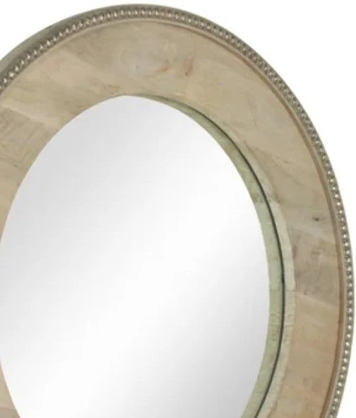 Crestview Collection Lana Beige Wall Mirror 4 Crestview Collection Lana Beige Wall Mirror - Image 2