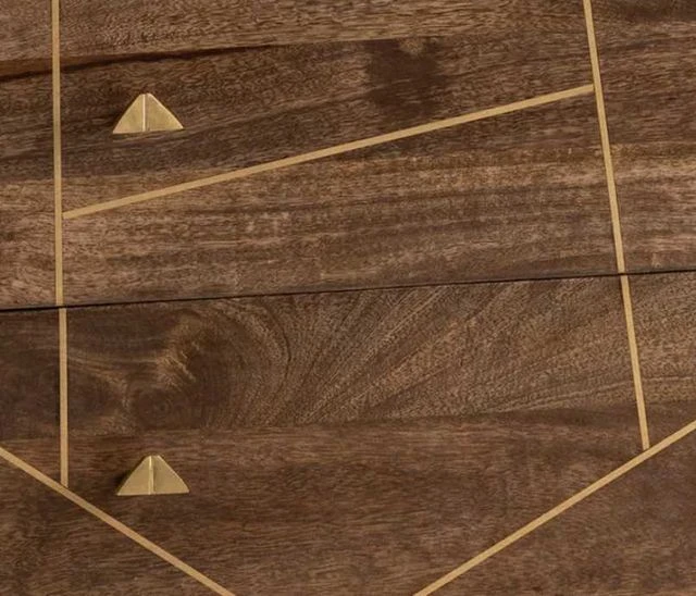 Crestview Collection Bengal Manor Brass Inlay Chest 4 Crestview Collection Bengal Manor Brass Inlay Chest - Image 2