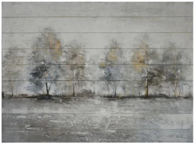 Crestview Collection Calming Morning Gray/Yellow Wall Art 3 Crestview Collection Calming Morning Gray/Yellow Wall Art