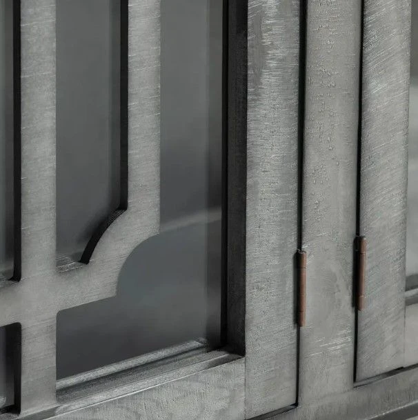 Crestview Collection Bernwell Gray Sideboard 6 Crestview Collection Bernwell Gray Sideboard - Image 4