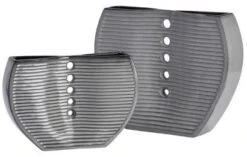 Crestview Collection Palermo 2-Piece Gray Vase Set