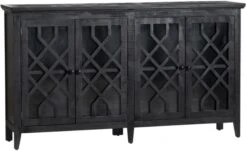 Crestview Collection Holston Black Sideboard