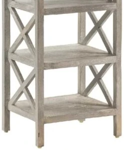 Crestview Collection Graham White Wash Etagere -Crestview Shop 1cf7664a d06b 4fd1 8870 e25713ff77c4