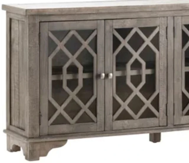 Crestview Collection Pembroke Distressed Grey Sideboard 4 Crestview Collection Pembroke Distressed Grey Sideboard - Image 2