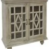 Crestview Collection Southbrook White Wash Cabinet