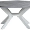 Crestview Collection Gray Round Cocktail Table With White Base -Crestview Shop 1eafec48 d565 4715 a8d7 a6afabeee88e