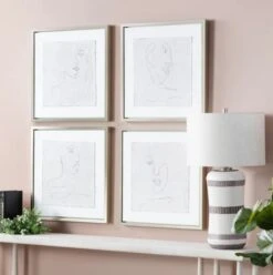 Crestview Collection Silver Expressions 4-Piece Hand Finished Wall Art Set -Crestview Shop 1f6219a8 da71 4b31 8bf3 0a097ff2734d