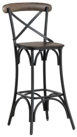 Crestview Collection Cartwright Brown Barstool