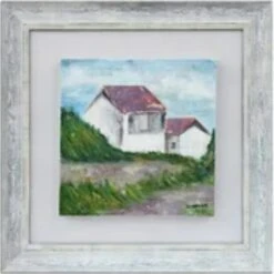 Crestview Collection Coastal Cottages 3-Piece Green/Red/Whitewashed Wall Art Set -Crestview Shop 24b3abc4 320b 44cb 99f8 2b1e2a59d324