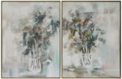 Crestview Collection Serene Still Life 2-Piece Multi-Colored Wall Art Set