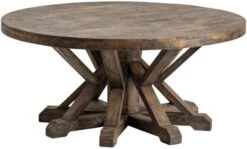 Crestview Collection Hamilton Dark Brown Cocktail Table