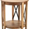 Crestview Collection Sutton Brown End Table -Crestview Shop 2a143f8a b817 45b8 b32b 0af7031384e2