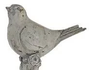 Crestview Collection Birdsong Tree Branch Rustic White & Grey Finial 4 Crestview Collection Birdsong Tree Branch Rustic White & Grey Finial - Image 2