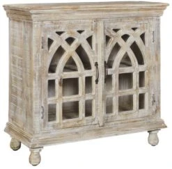 Crestview Collection Bengal Manor Beige Cabinet