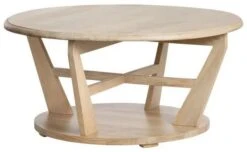 Crestview Collection Roswell Stained Cocktail Table