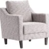 Crestview Collection Bedford Black/Gray Accent Chair