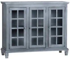 Crestview Collection Grey Cabinet