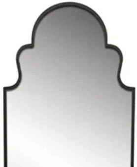 Crestview Collection Raven II Black Wall Mirror 4 Crestview Collection Raven II Black Wall Mirror - Image 2