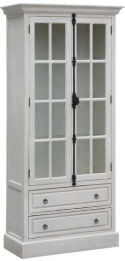 Crestview Collection Coventry White Curio