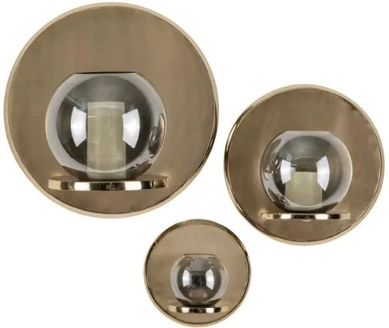 Crestview Collection Blaire Brass Large Candleholder 4 Crestview Collection Blaire Brass Large Candleholder - Image 2