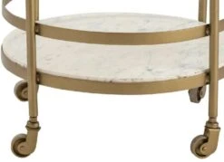 Crestview Collection Vine Grove Gold/White Marble And Glass Bar Cart 7 Crestview Collection Vine Grove Gold/White Marble And Glass Bar Cart -Crestview Shop 392d5bd5 c39f 4644 8249 eda94c096842