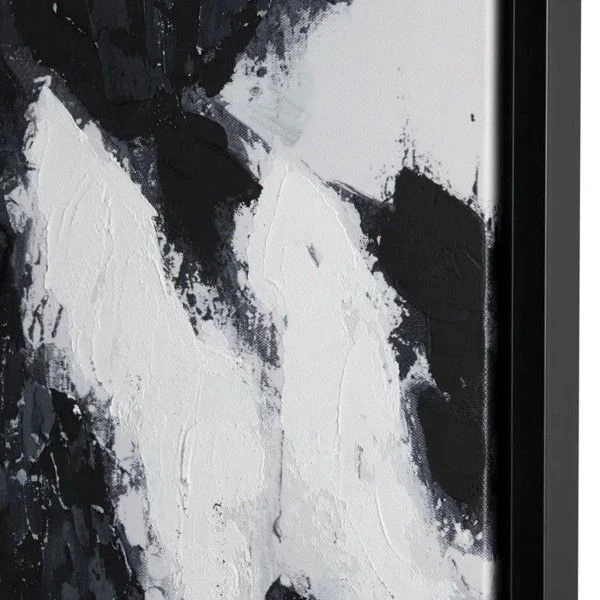 Crestview Collection Moo Moo Black/White Wall Art 4 Crestview Collection Moo Moo Black/White Wall Art - Image 2