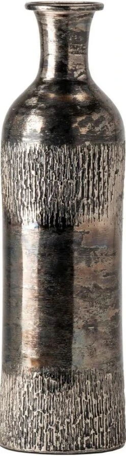 Crestview Collection Reynolds Antique Blue Silver Medium Vase