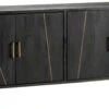 Crestview Collection Mosley Black Sideboard
