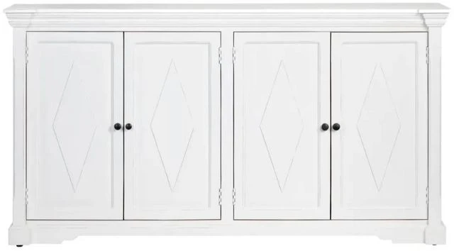 Crestview Collection Diamond Painted Sideboard 4 Crestview Collection Diamond Painted Sideboard - Image 2