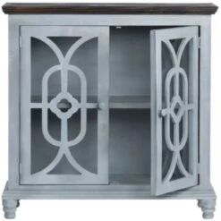 Crestview Collection Filmore Gray Cabinet -Crestview Shop 3e11f563 1fc4 476b 9862 eabec4f5a3f2