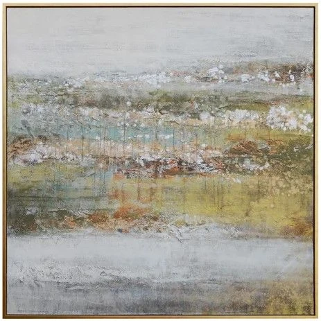 Crestview Collection Genesis Dark Yellow/Light Gray Wall Art 3 Crestview Collection Genesis Dark Yellow/Light Gray Wall Art