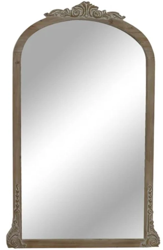Crestview Collection Kallie I Light Brown Wall Mirror 3 Crestview Collection Kallie I Light Brown Wall Mirror