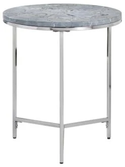 Crestview Collection Orion Blue Accent Table