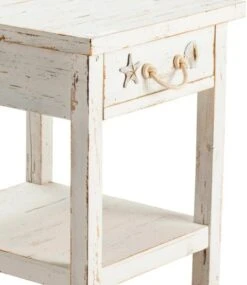 Crestview Collection Seaside White Coastal End Table -Crestview Shop 438e667b 1076 4343 8a68 ee0a66314579