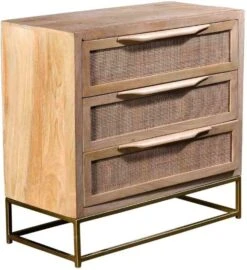 Crestview Collection Bengal Manor Natural Cane Chest
