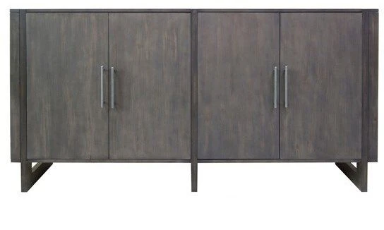 Crestview Collection Hawthorne Estate 2 Tone Grey Wash Inset Wood Frame Sideboard 3 Crestview Collection Hawthorne Estate 2 Tone Grey Wash Inset Wood Frame Sideboard