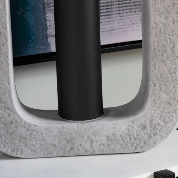 Crestview Collection Crosby Gray Square Vase 4 Crestview Collection Crosby Gray Square Vase - Image 2