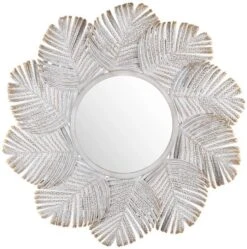 Crestview Collection Miramar White Mirror