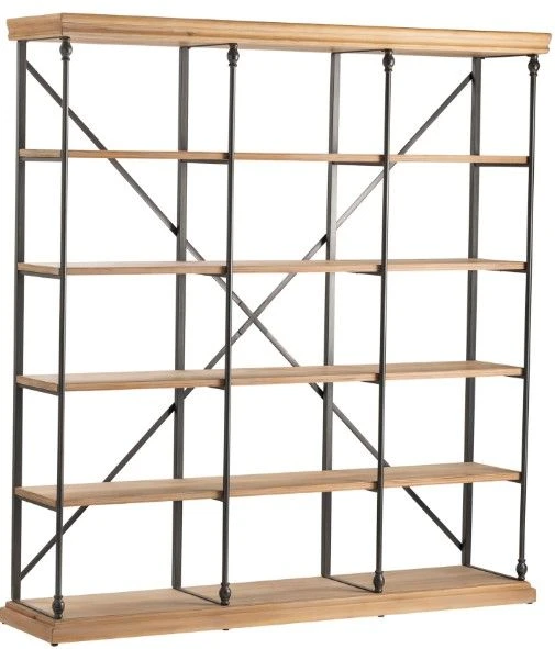 Crestview Collection La Salle Black/Brown Bookshelf 3 Crestview Collection La Salle Black/Brown Bookshelf